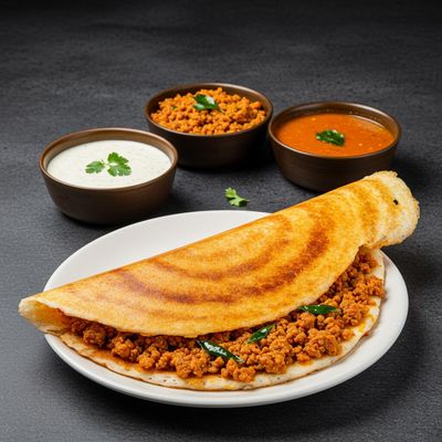 Chicken Keema Dosa